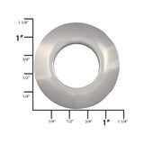 Ohio Travel Bag Fasteners 5/8" Nickel, Screw Together Eyelet, Solid Brass, #P-1388-SBN P-1388-SBN