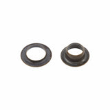 Ohio Travel Bag Fasteners 7/16" Antique Brass, Eyelet with Washer, Solid Brass - 12 pk, #A-417 A-417
