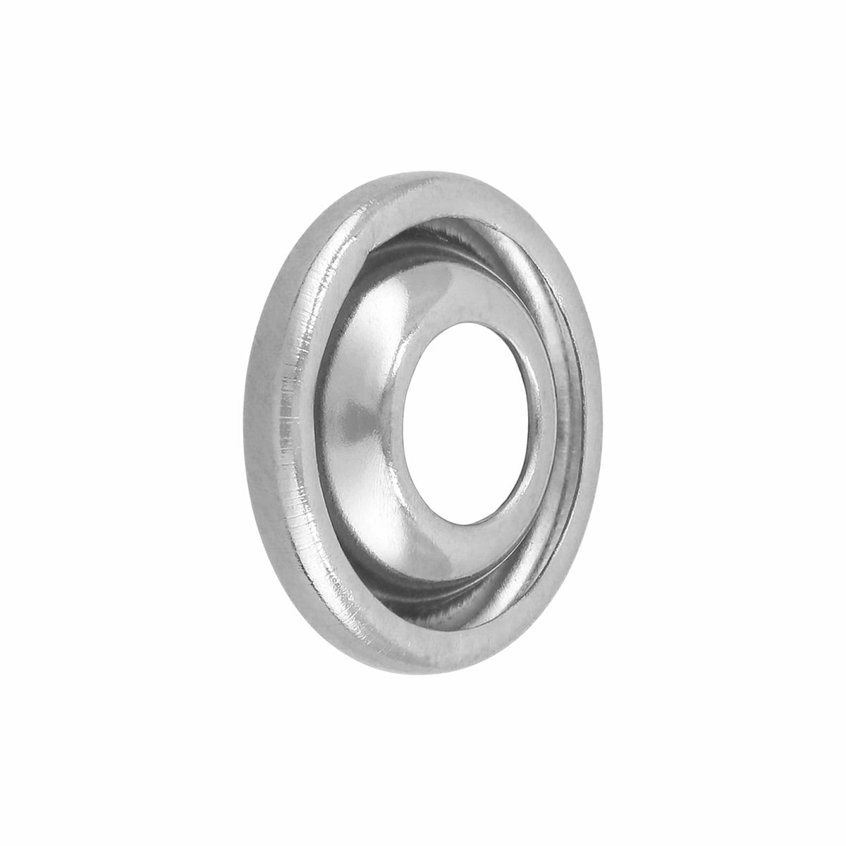 Ohio Travel Bag Fasteners 7/16" Nickel, Convex Washer, Steel - 24 pk, #L-1959-NP L-1959-NP
