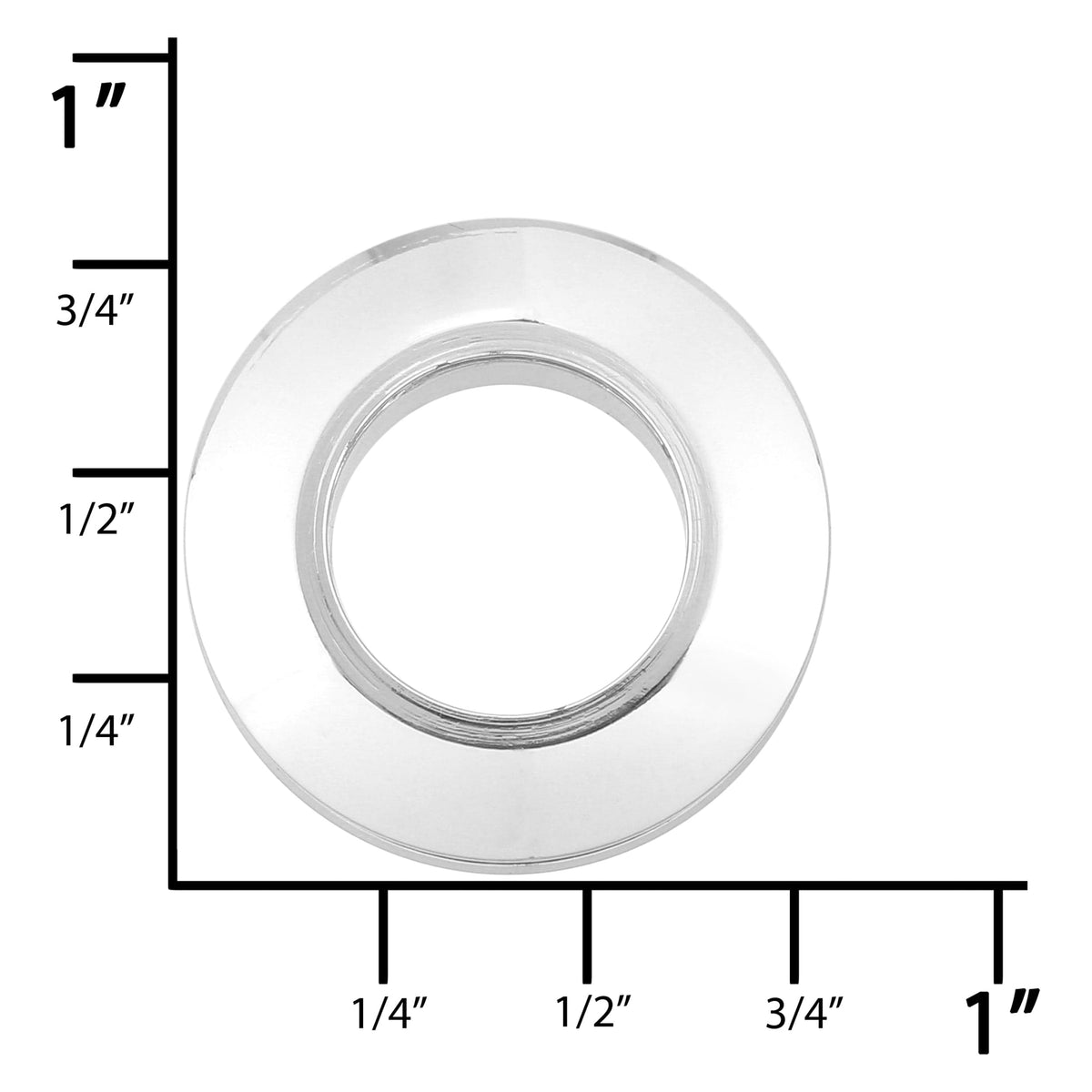 Ohio Travel Bag Fasteners 7/16" Nickel,  Screw Together Eyelet, Solid Brass, #P-1387-SBN P-1387-SBN