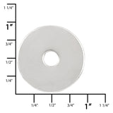 Ohio Travel Bag Fasteners 7/8" Nickel, Washer, Steel - 12 pk, #L-3042-NP L-3042-NP