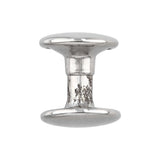 Ohio Travel Bag Fasteners 7mm Nickel, Double Cap Jiffy Rivets, Steel, #A-313-NP A-313-NP