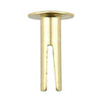 Ohio Travel Bag Fasteners 8/16" Brass, Split Rivet, Steel - 24 pk, #151-8-16-BP 151-8-16-BP