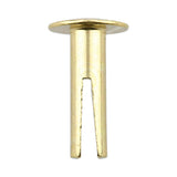 Ohio Travel Bag Fasteners 8/16" Brass, Split Rivet, Steel - 24 pk, #151-8-16-BP 151-8-16-BP