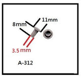 Ohio Travel Bag Fasteners 8mm Antique Brass, Double Cap Jiffy Rivets, Steel-PK100, #A-312-ANTB A-312-ANTB