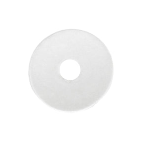Ohio Travel Bag Fasteners 9/16" Clear, Washer, Plastic - 12 pk, #L-3036 L-3036