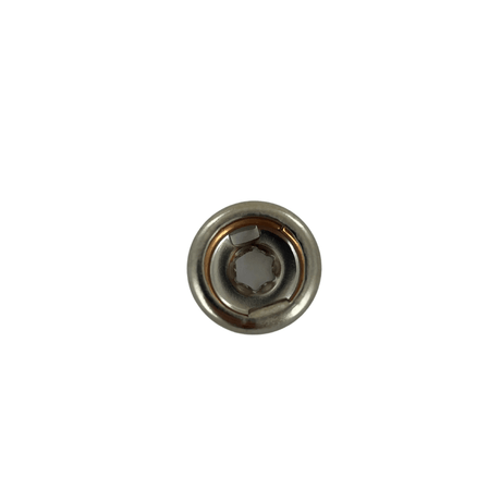 Ohio Travel Bag Fasteners 9/16" Nickel, Lift the Spot Socket, Solid Brass, #19201 19201