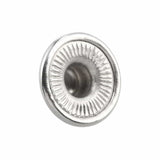 Ohio Travel Bag Fasteners Ligne 2 Nickel, 1/4"Parallel Spring Snap Stud, Solid Brass, #2374-SBN 2374-SBN