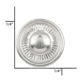 Ohio Travel Bag Fasteners Ligne 2 Nickel, 1/4"Parallel Spring Snap Stud, Solid Brass, #2374-SBN 2374-SBN