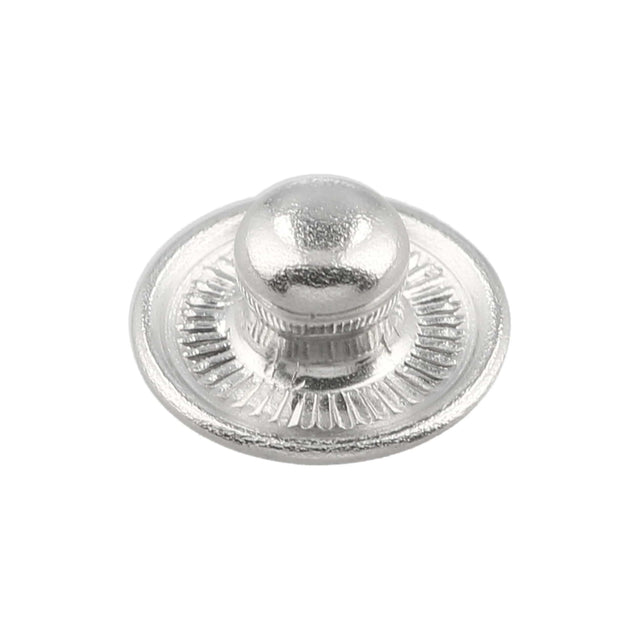 Ohio Travel Bag Fasteners Ligne 2 Nickel, 1/4"Parallel Spring Snap Stud, Solid Brass, #2374-SBN 2374-SBN