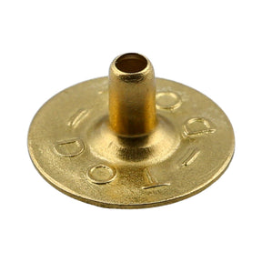 Ohio Travel Bag Fasteners Ligne 20 Brass, Dot Baby Durable Post, Solid Brass, #12404-SB 12404-SB