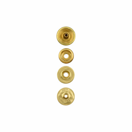Ohio Travel Bag Fasteners Ligne 20 Snap Set Solid Brass(Pack of 10 Sets Complete), #WF-045 WF-045