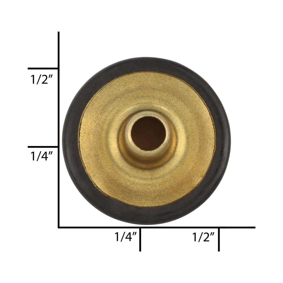 Ohio Travel Bag Fasteners Ligne 24 Antique Brass, Dot Durable Long Cap, Solid Brass, #10127-ANTB 10127-ANTB