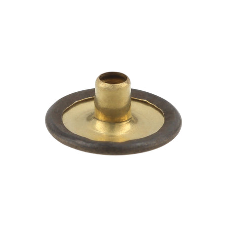 Ohio Travel Bag Fasteners Ligne 24  Antique Brass, Regular Durable Cap, Solid Brass, #10128-ANTB 10128-ANTB