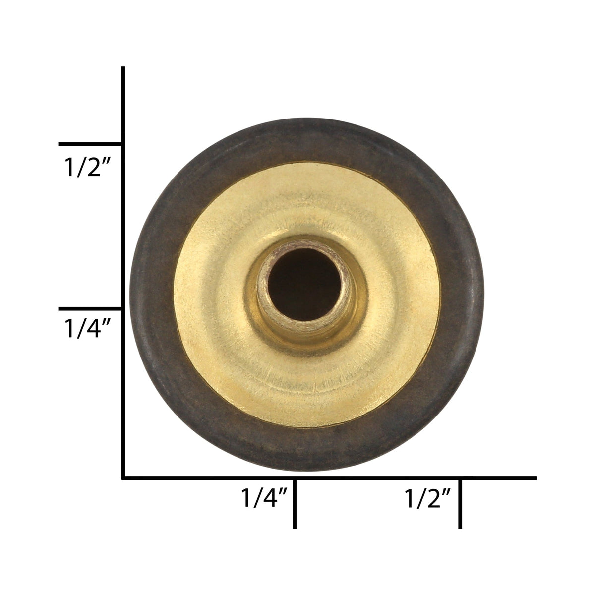 Ohio Travel Bag Fasteners Ligne 24  Antique Brass, Regular Durable Cap, Solid Brass, #10128-ANTB 10128-ANTB