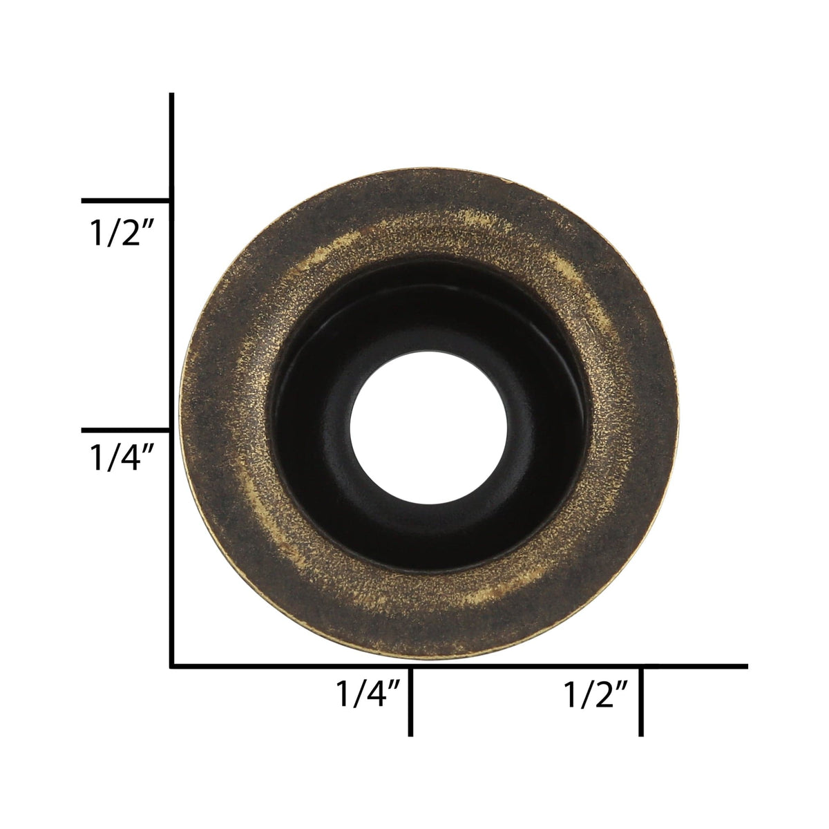 Ohio Travel Bag Fasteners Ligne 24 Antique Brass, Regular Durable Stud, Solid Brass, #10370-ANTB 10370-ANTB
