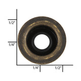 Ohio Travel Bag Fasteners Ligne 24 Antique Brass, Regular Durable Stud, Solid Brass, #10370-ANTB 10370-ANTB