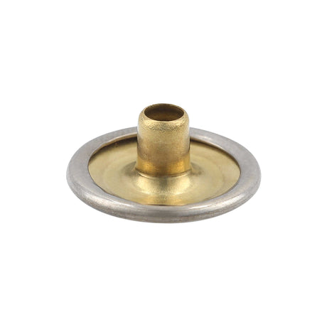 Ohio Travel Bag Fasteners Ligne 24 Antique Nickel, Cap, Solid Brass, #10128-ANTN 10128-ANTN
