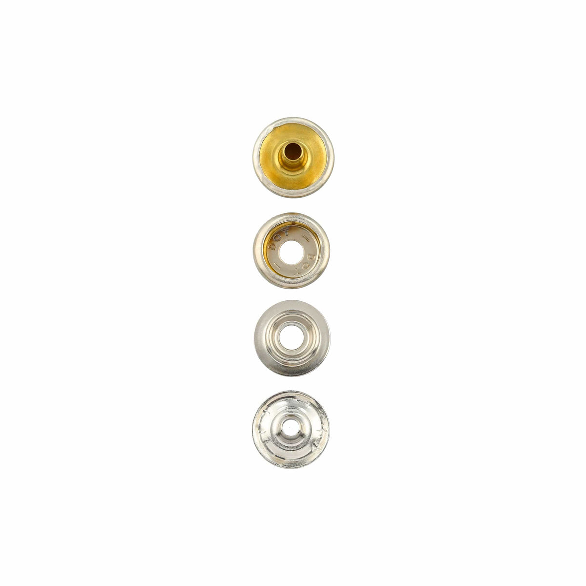 Ohio Travel Bag Fasteners Ligne 24 Snap Set Solid Brass Nickel (Pack of 10 Sets Complete), #WF-036-SBN WF-036-SBN