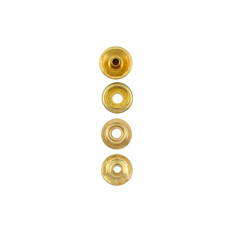 Ohio Travel Bag Fasteners Ligne 24 Snap Set Solid Brass(Pack of 10 Sets Complete), #WF-036-SB WF-036-SB