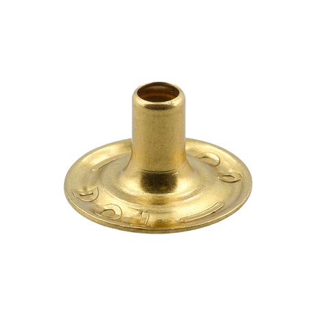 Ohio Travel Bag Fasteners Ligne 24 Snap Set Solid Brass(Pack of 10 Sets Complete), #WF-036-SB WF-036-SB
