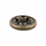 Ohio Travel Bag Fasteners Ligne 4 1/2" Antique Brass, Cap, Solid Brass, #4370-ANTB 4370-ANTB