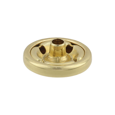 Ohio Travel Bag Fasteners Ligne 4 1/2" Brass, Cap, Solid Brass, #4370-SB 4370-SB