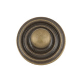 Ohio Travel Bag Fasteners Ligne 4 Antique Brass, Stud, Solid Brass, #4374-ANTB 4374-ANTB
