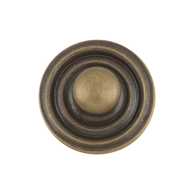 Ohio Travel Bag Fasteners Ligne 4 Antique Brass, Stud, Solid Brass, #4374-ANTB 4374-ANTB