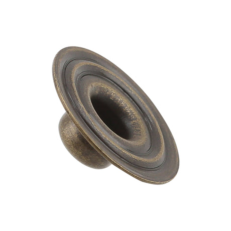 Ohio Travel Bag Fasteners Ligne 4 Antique Brass, Stud, Solid Brass, #4374-ANTB 4374-ANTB