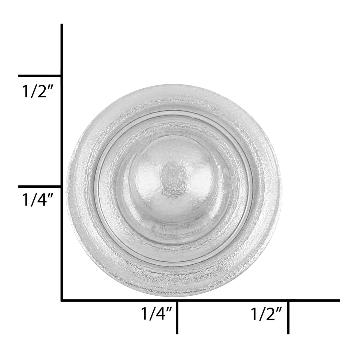 Ohio Travel Bag Fasteners Ligne 4 Nickel, Parallel Spring Snap Stud, Solid Brass, #4374-SBN 4374-SBN