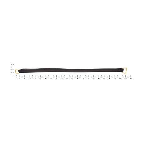 18" Brown, Purse Handle with Brass Hardware, Leather