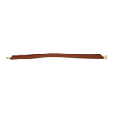 18" Tan, Handle with Brass Hardware, Leather