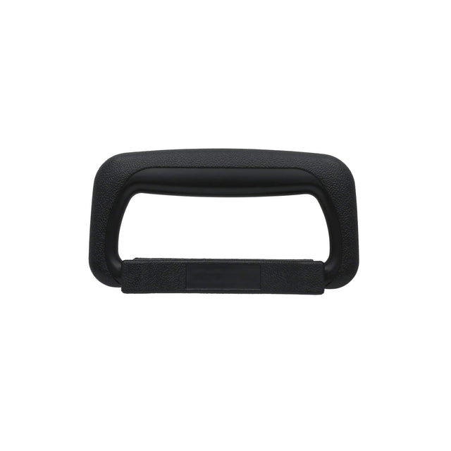 Ohio Travel Bag Handles 3 3/4" Black, Post Style Handle with Mounting Plate, Plastic, #L-1166 L-1166
