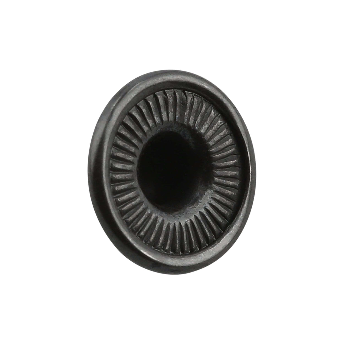 Ohio Travel Bag Ligne 2 Black, 1/4" Parallel Spring Snap Stud, Solid Brass, #2374-BLK 2374-BLK