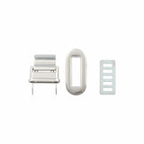 Ohio Travel Bag Locks & Closures 1 1/2" Shiny Nickel, Drop Lock, Zinc Alloy, #P-2616-NIC P-2616-NIC