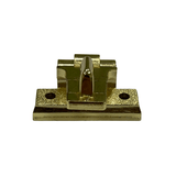 Ohio Travel Bag Locks & Closures 1 1/4" Gold, Hasp, Steel, #LH-1559 LH-1559