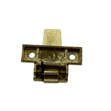 Ohio Travel Bag Locks & Closures 1 1/4" Gold, Hasp, Steel, #LH-1559 LH-1559