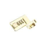 Ohio Travel Bag Locks & Closures 1 1/4" Shiny Brass, Combination Lock, Steel, #L-1416-BRS L-1416-BRS
