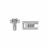Ohio Travel Bag Locks & Closures 1 1/4" Shiny Nickel, Combination Lock, Steel, #L-1416-NIC L-1416-NIC