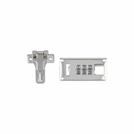 Ohio Travel Bag Locks & Closures 1 1/4" Shiny Nickel, Combination Lock, Steel, #L-1416-NIC L-1416-NIC
