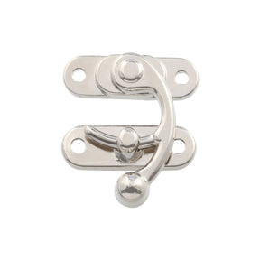 Ohio Travel Bag Locks & Closures 1 3/16" Nickel, Box Closure, Zinc Alloy, #P-2434-NP P-2434-NP