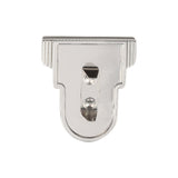 Ohio Travel Bag Locks & Closures 1 3/16" Shiny Nickel, Tuck Catch, Zinc Alloy, #L-3729-NIC L-3729-NIC