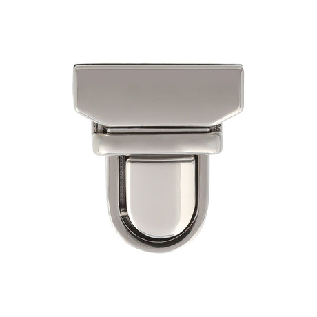 Ohio Travel Bag Locks & Closures 1 3/16" Shiny Nickel, Tuck Catch, Zinc Alloy, #L-3729-NIC L-3729-NIC
