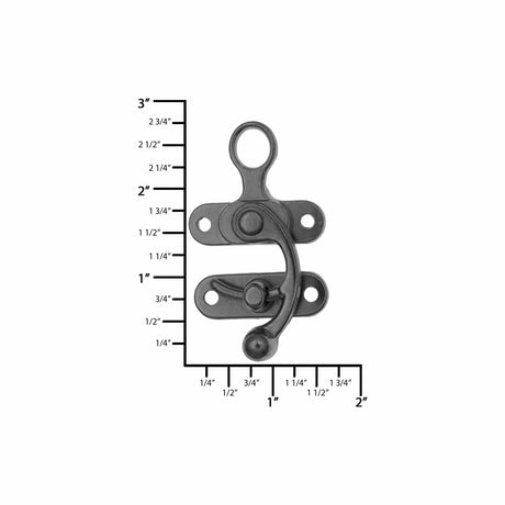Ohio Travel Bag Locks & Closures 1 3/4" Antique Nickel, Purse Fastener, Zinc Alloy, #P-2127-ANTN P-2127-ANTN