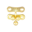 Ohio Travel Bag Locks & Closures 1 5/16" Brass, Swing Clasp 3-Ball, Steel, #P-2437-BP P-2437-BP