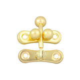 Ohio Travel Bag Locks & Closures 1 5/16" Brass, Swing Clasp 3-Ball, Steel, #P-2437-BP P-2437-BP