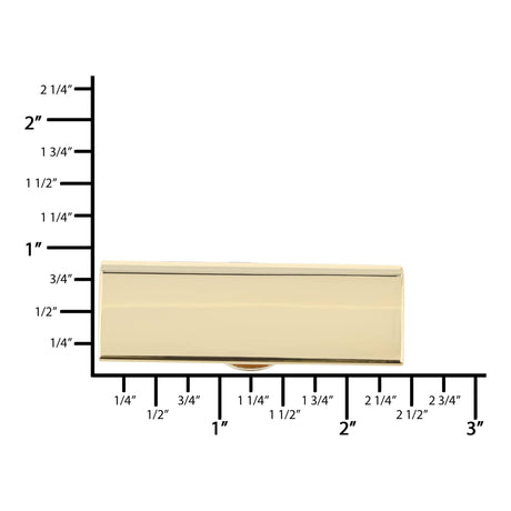 Ohio Travel Bag Locks & Closures 2 1/4" Gold, Flap Catch with Magnetic Snap , Zinc Alloy, #P-3042-GOLD P-3042-GOLD
