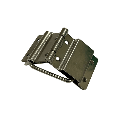 Ohio Travel Bag Locks & Closures 2" Nickel, Large Strut Hinge, Steel, #8204-N 8204-N
