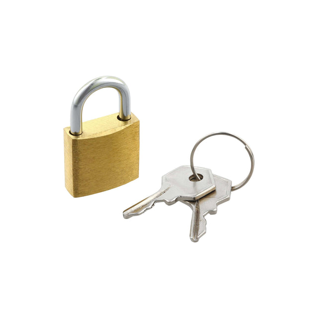 Ohio Travel Bag Locks & Closures 3/4" Brass, Padlock, Zinc Alloy, #L-1789-SB L-1789-SB